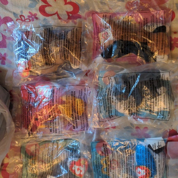 Sealed Mc Donalds Vintage Ty 1999 Stuffed Toy Animals Bundle 8 piece bundle lot - Picture 8 of 14